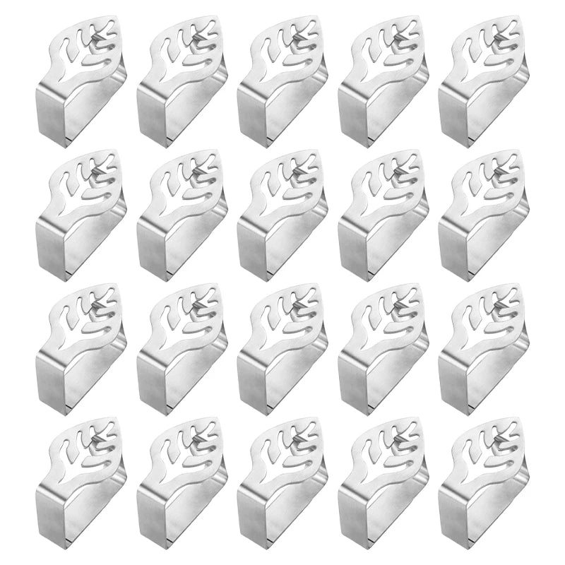 clips nappe argentés papillon moderne fourchette cuillère feuille fleur événement mariage festiveextérieurhôtel