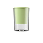 cache pot transparent moderne jaune blanc vert bleu violet adhésif intérieur maison grains colorés