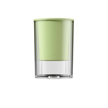 cache pot transparent moderne jaune blanc vert bleu violet adhésif intérieur maison grains colorés
