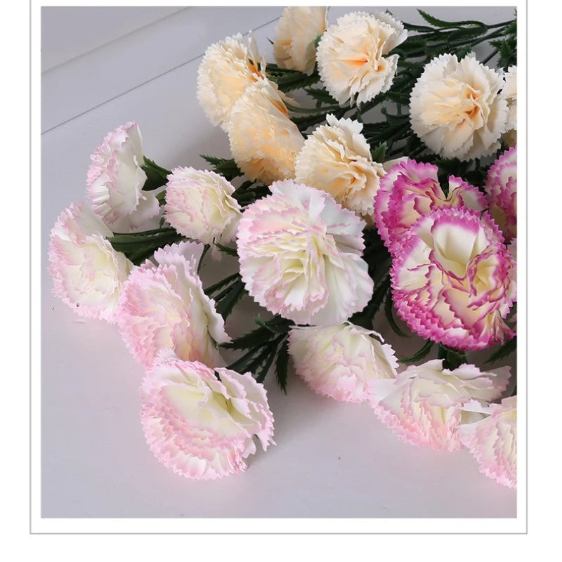 bouquet fleurs artificielles soie moderne blanc rose rouge bleu intérieur mariage anniversaire decoration