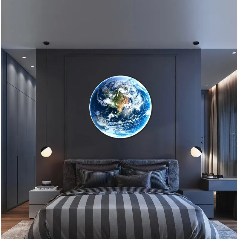 Détail de l'éclairage LED de l'applique murale