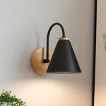 lampes murales modernes minimalistes blanc noir chaîne pompon fixation muriale chambre cuisine salle manger