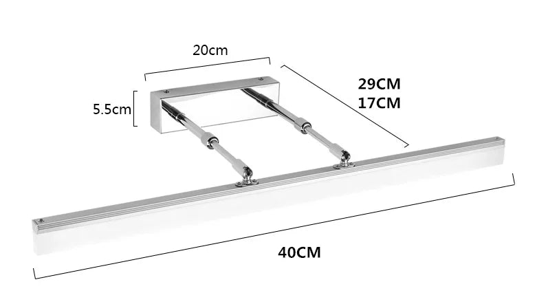 luminaire mural moderne blanc noir argent fixations murales éclairage salle bain minimaliste