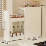 rangement cuisine blanc hexagones moderne multi usages étages poignées condiments outils