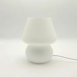 lampe table verre moderne jaune bleu transparent flux lumineux 60 249 led certification rohs