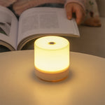 lampe tactile veilleuse led blanc moderne sans batterie usb gradation tactile chambre étudiant