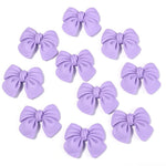 figurines kawaii rubans noues couleur diverse scrapbooking artisanat décoration moderne enfants clips