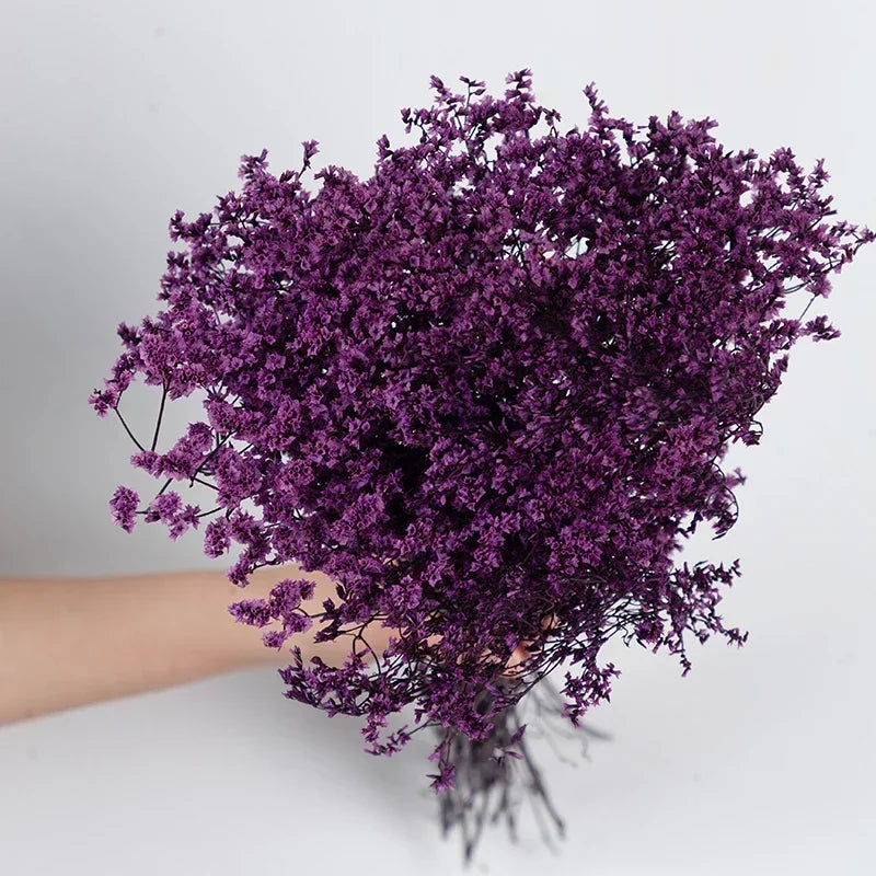 bouquet fleurs séchées violet rose vert jaune blanc modernes vase blancintérieur décoration bohème nordique