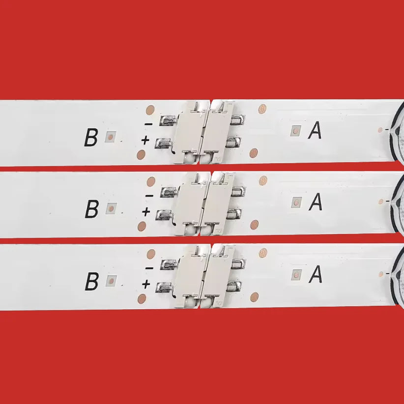 bande led blanc lisse moderne clips 720mm 3v câble noir