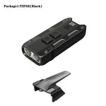 lampe frontale rechargeable 700 lumens keychain light led moderne compact clip fixation