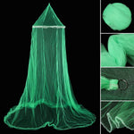 filet protection anti insectes transparent vert moderne anneau métallique minimaliste chambre polyester coton treated