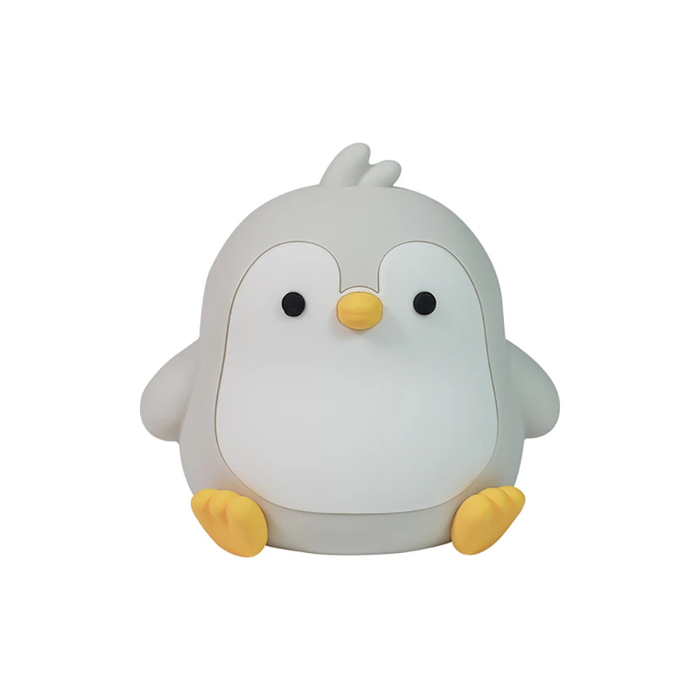 veilleuse animaux silicone cartoon rechargeable led table enfant douce mignonne colorful