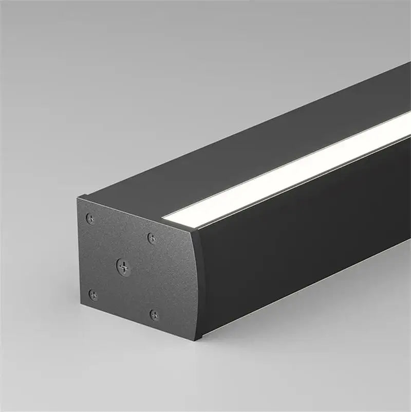 Lampes murales LED rectangulaires modernes noires blanches minimalistes 20 sources lumineuses