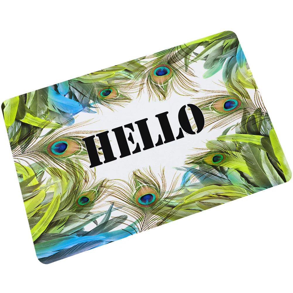 tapis sol antidérapant motif nature 3d effet cracké intérieur extérieur cuisine bain porte