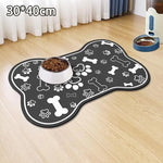 tapis sol chien chat imperméable antidérapant séchage rapide motif pattes