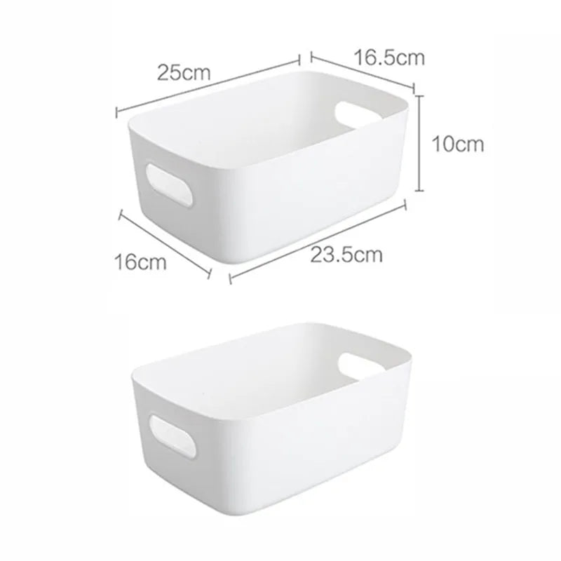 boîtes rangement blanc beige modernes empilables minimalistes bureaux placards multifonctions papier stylos cosmétiques serviettes