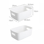 boîtes rangement blanc beige modernes empilables minimalistes bureaux placards multifonctions papier stylos cosmétiques serviettes
