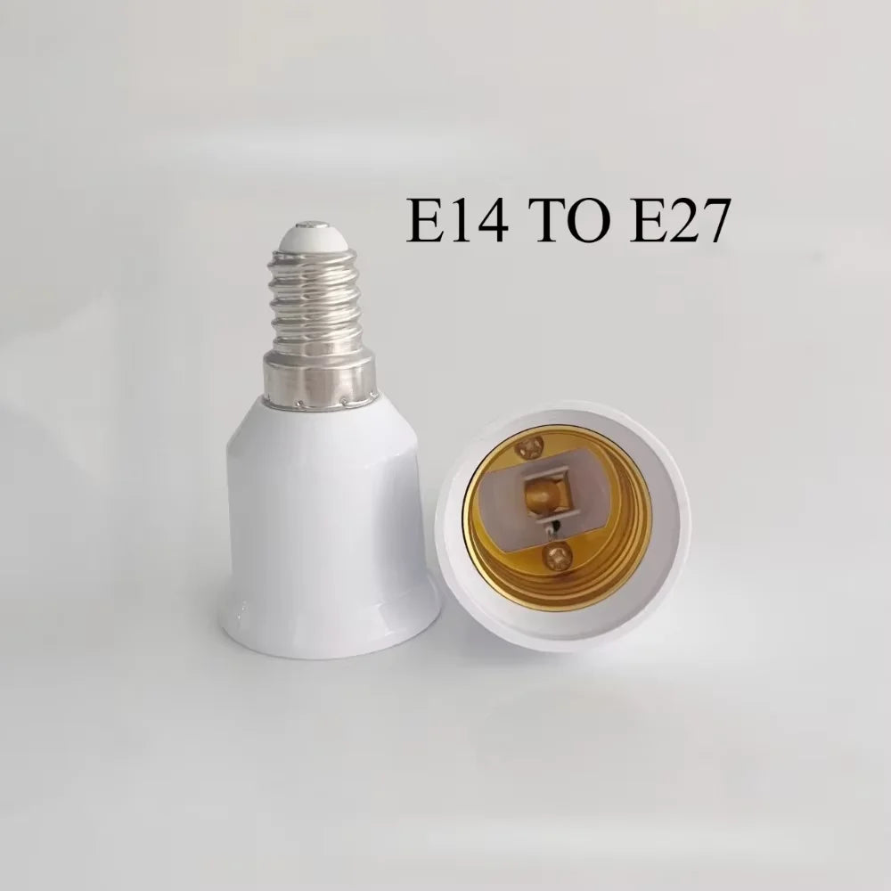 adaptateur culot e27 blanc moderne adhésif extension lampe deux têtes abs métal certification