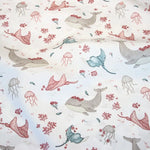 drap housse lit bébé coton motif oiseau étoile enfant chambre moderne blanc jaune gris