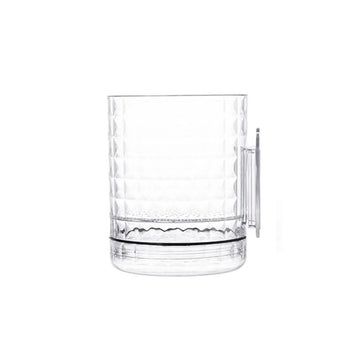 cache plantes transparent blanc adhésif moderne vintage rétro diamant