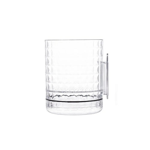 cache plantes transparent blanc adhésif moderne vintage rétro diamant