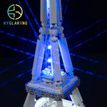 réduit tour eiffel briques lumineuses led gris bleu rouge blanc architecture construction