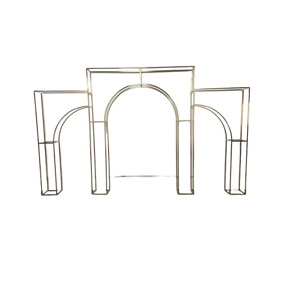 structure décorative moderne or géométrique intérieur extérieur 200cm 140cm