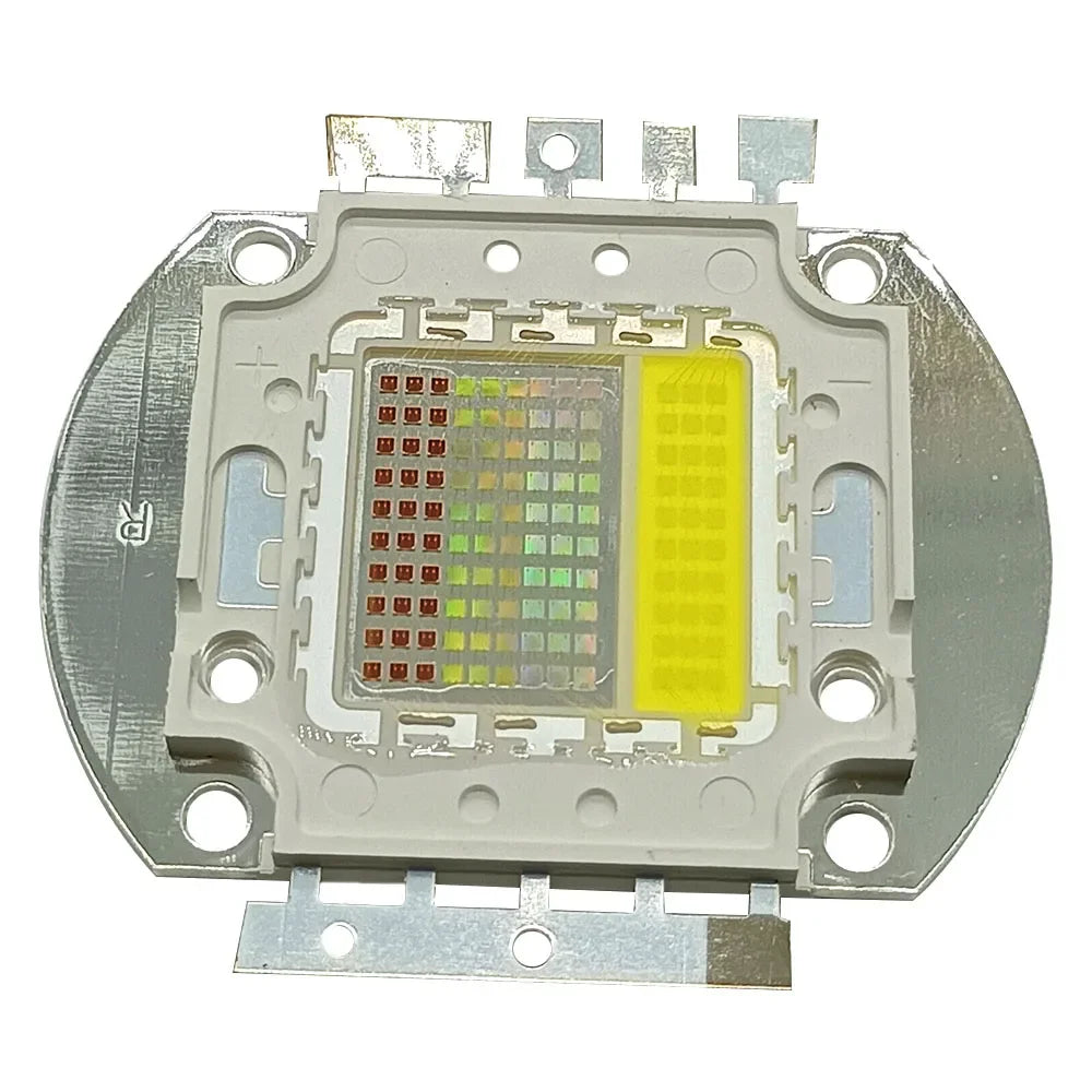 module led rgbw 120w 200w 30w 50w argenté lumiere rouge verte bleue blanc moderne