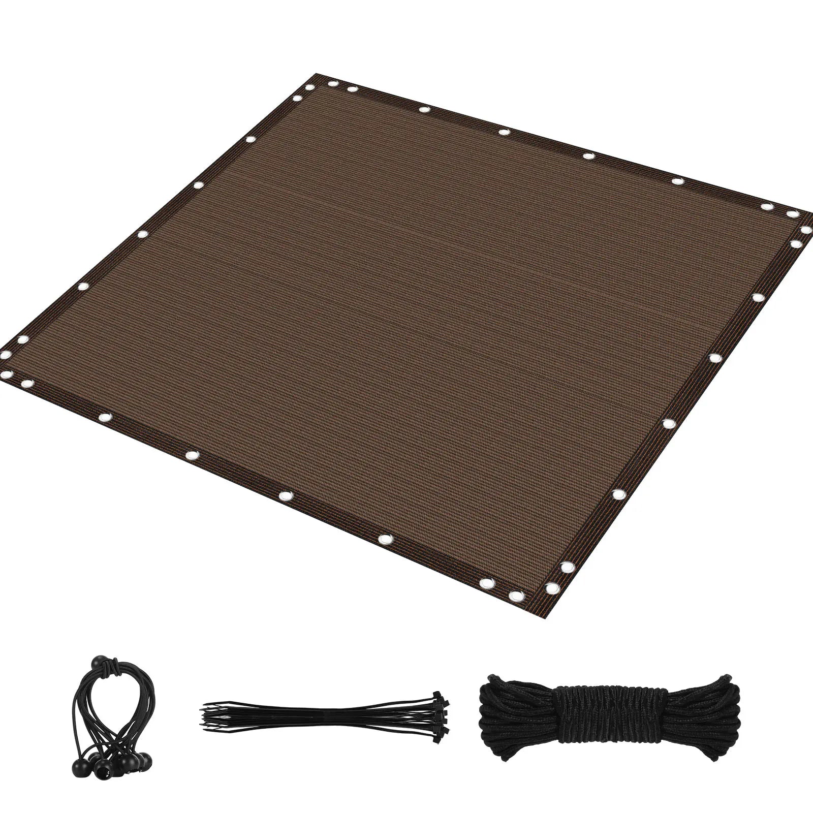 Protection solaire pour piscine avec voile d'ombrage