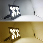 projecteur led ip66 étanche noir grille hexagonale moderne clips fixation 220v 100w 1000w