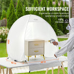 tente pop up peinture spray protection sol meubles utilitaire moderne