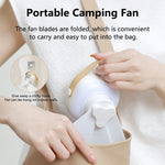 ventilateur camping rechargeable usb led télécommande moderne utilitaireextérieur