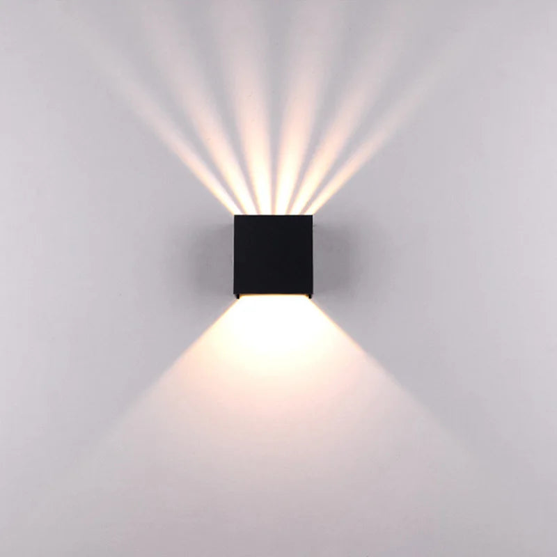 applique murale led noir contemporaine éclairage cuisine chambre salle manger entrée 249lm 90260v