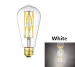 ampoule led filament dorée transparente vintage 12w 16w 220v blanc chaud dimmable e27