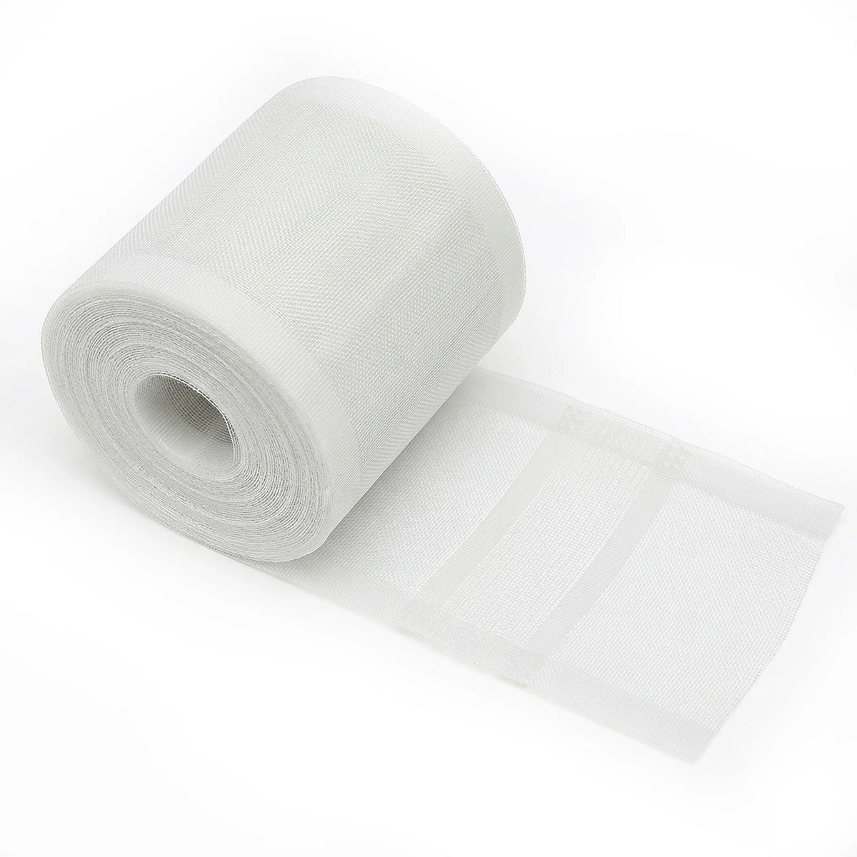 rideau moderne blanc dentelle semi transparent 10m longueur intérieure