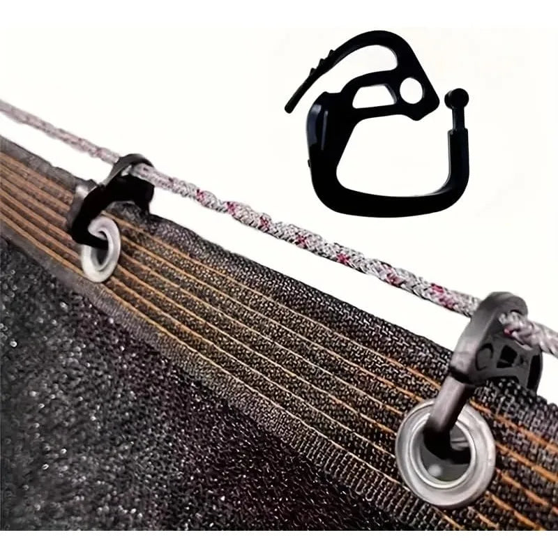 clips suspension noir modernes fixations extensibles protection solaire agricole accessoires robustes
