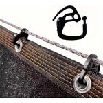 clips suspension noir modernes fixations extensibles protection solaire agricole accessoires robustes