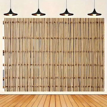 rideau bambou naturel rayures horizontales moderne clips fixation large choix dimensions