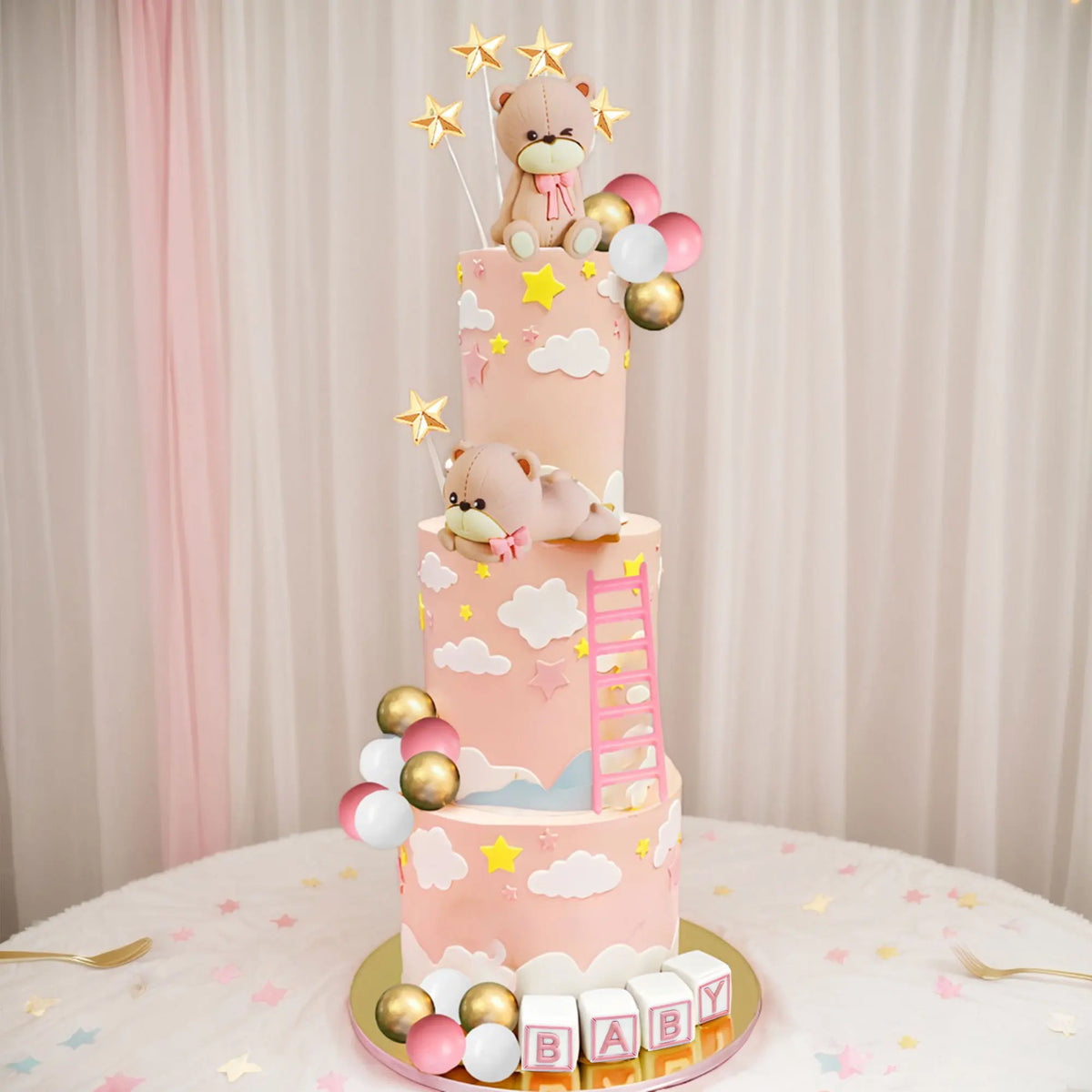 Lettres BÉBÉ en résine pour décoration gâteau