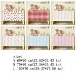 rideau cuisine moderne rayures rubans cerises coeurs blanc rouge bleuclair transparent opacité
