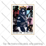 affiche murale MJ pop art photo noir blanc decoration maison 30x40cm erotique minimaliste