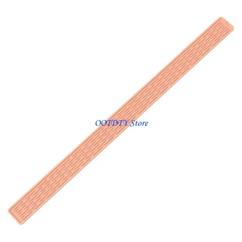 ruban caoutchouc noir gris rose clair vert clair rayures fines moderne anti dérapant cuisine