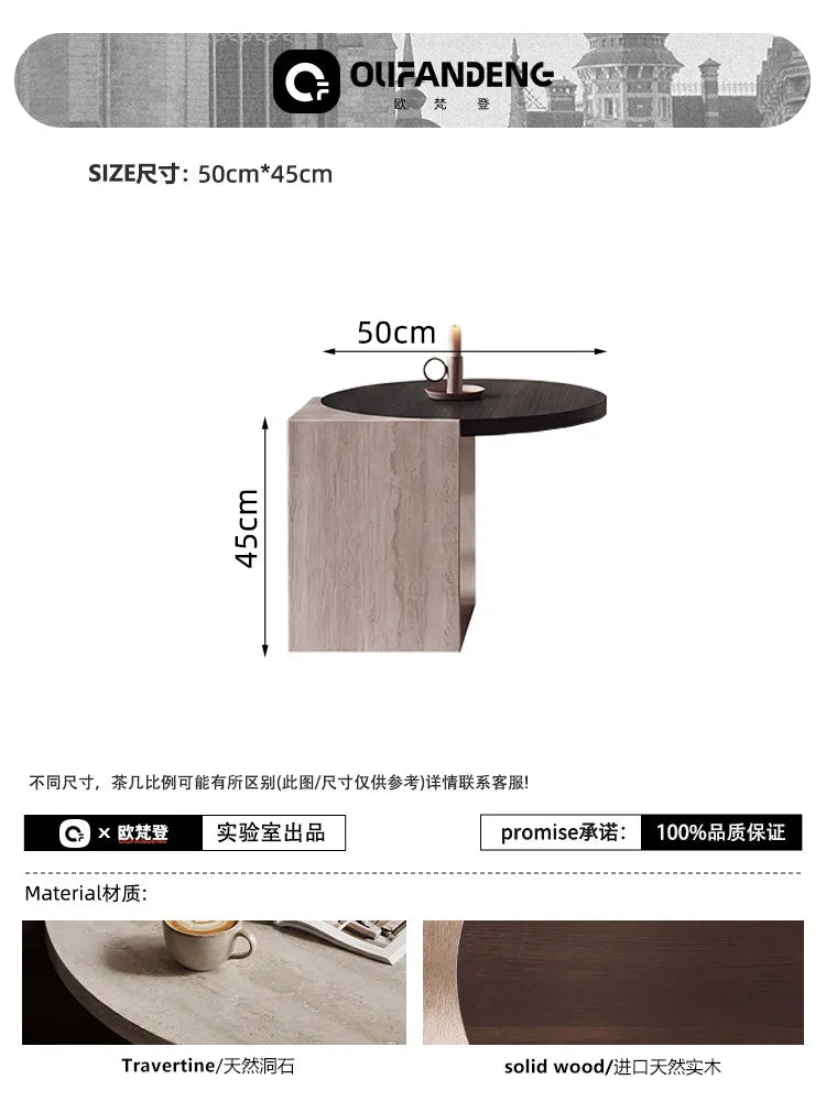 tables basses modernes bois marbre gris clair noir sans porte assemblage facile meubles salon