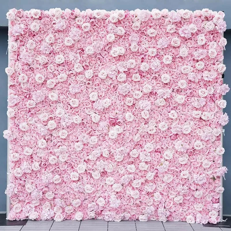 panneau floral rose décoration mariage anniversaire fête extérieur intérieur moderne élégant clothe flowers