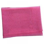 rideau léger voilage transparent tissu plissé bord dentelle couleur blanche bleue rouge pale