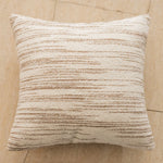 taie d'oreiller carrée jacquard géométrique beige marron contemporaine opaques décoration maison voitures polyester 45x45cm