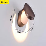lampe murale moderne mur applique øillets noir bronze gris blanc