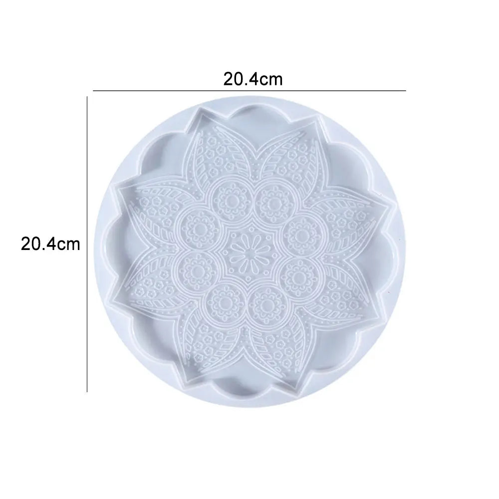 moules silicone motifs floraux flocons neige modernes decoratifs artisanat decoration intérieure