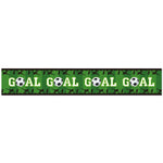 champ football table décor anniversaire enfant motif joueur ballon doré(hexagones) vert noir blanc