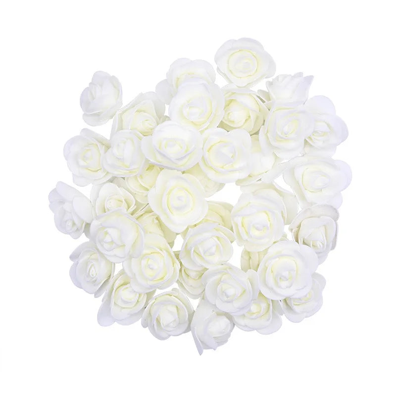décoration mariage intérieur fleurs artificielles multicolores roses relief festive maison cadeaux anniversaire